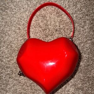 Simon miller red heart shaped bag